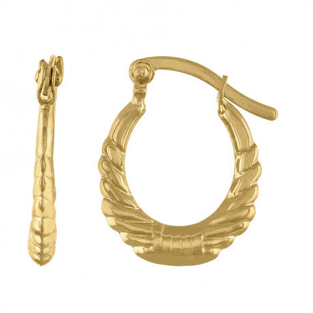 14Kt Gold Hoop Earrings