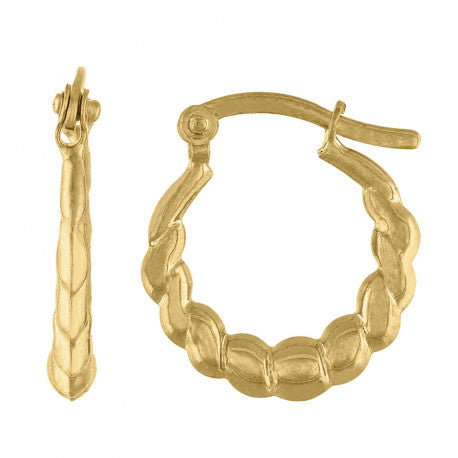 14Kt Gold Hoop Earrings