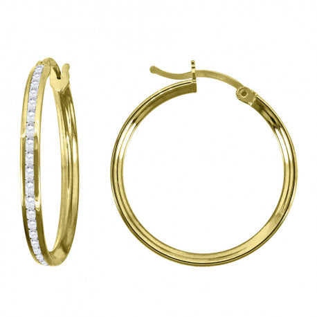 14Kt Gold Hoop Earrings