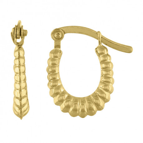 14Kt Gold Hoop Earrings