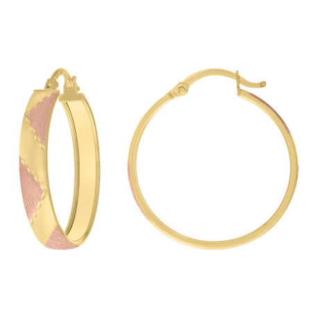 14Kt Gold Hoop Earrings