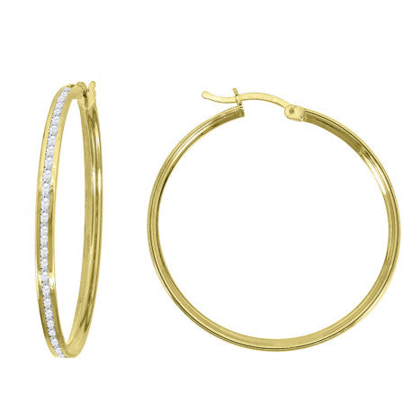 14Kt Gold Hoop Earrings