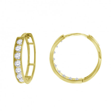 14Kt Gold Huggies Earrings