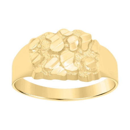14Kt Gold Nugget Ring