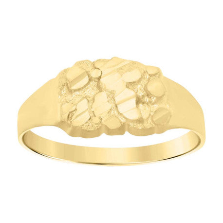 14Kt Gold Nugget Ring