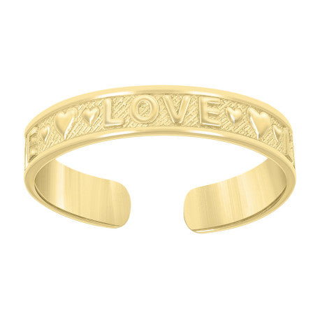 14Kt Gold Toe Ring