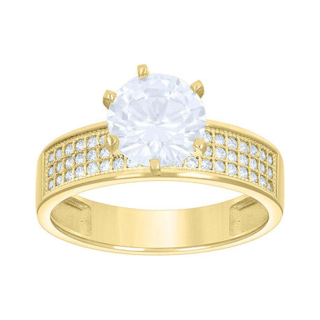 14Kt Gold Trio Ring