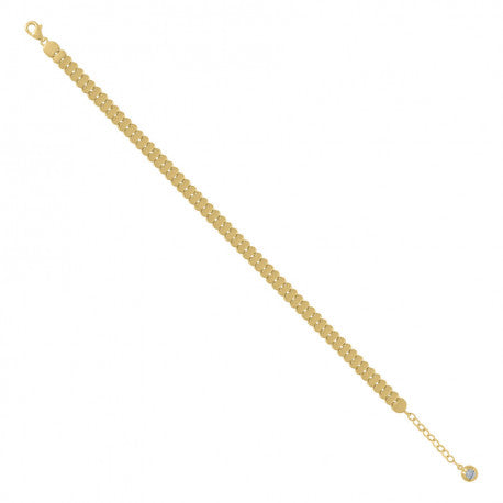 14Kt Gold Turkish Bracelet 8"