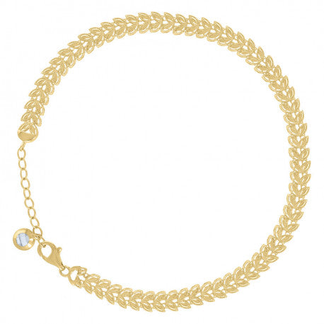 14Kt Gold Turkish Bracelet 8"