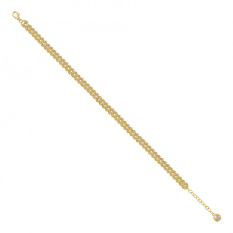 14Kt Gold Turkish Bracelet 8"