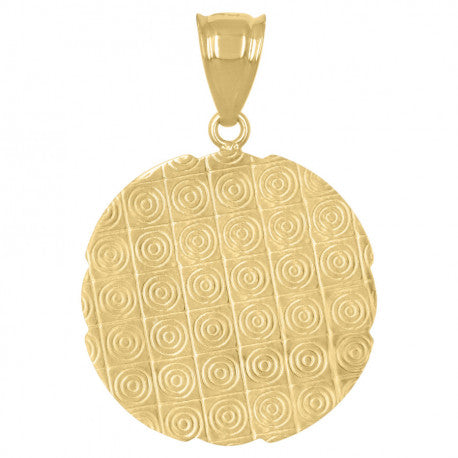 14Kt Gold Turkish Pendant