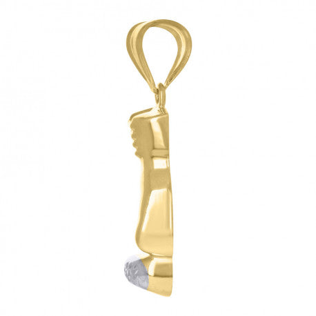 14Kt Gold Turkish Pendant