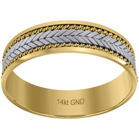 14Kt Gold Wedding Band 6.5mm