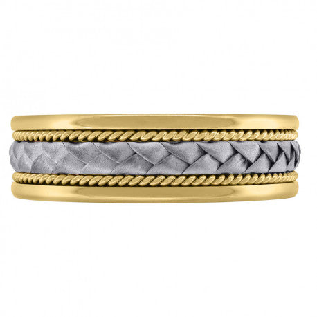 14Kt Gold Wedding Band 6.5mm