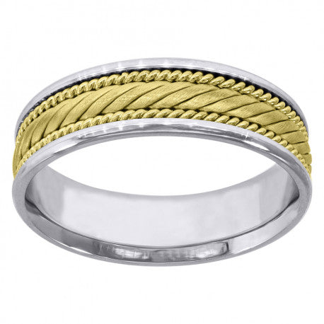 14Kt Gold Wedding Band 6mm