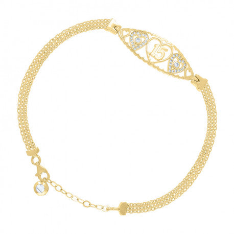 14Kt Turkish Bracelet 8"
