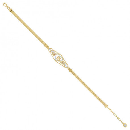 14Kt Turkish Bracelet"8"