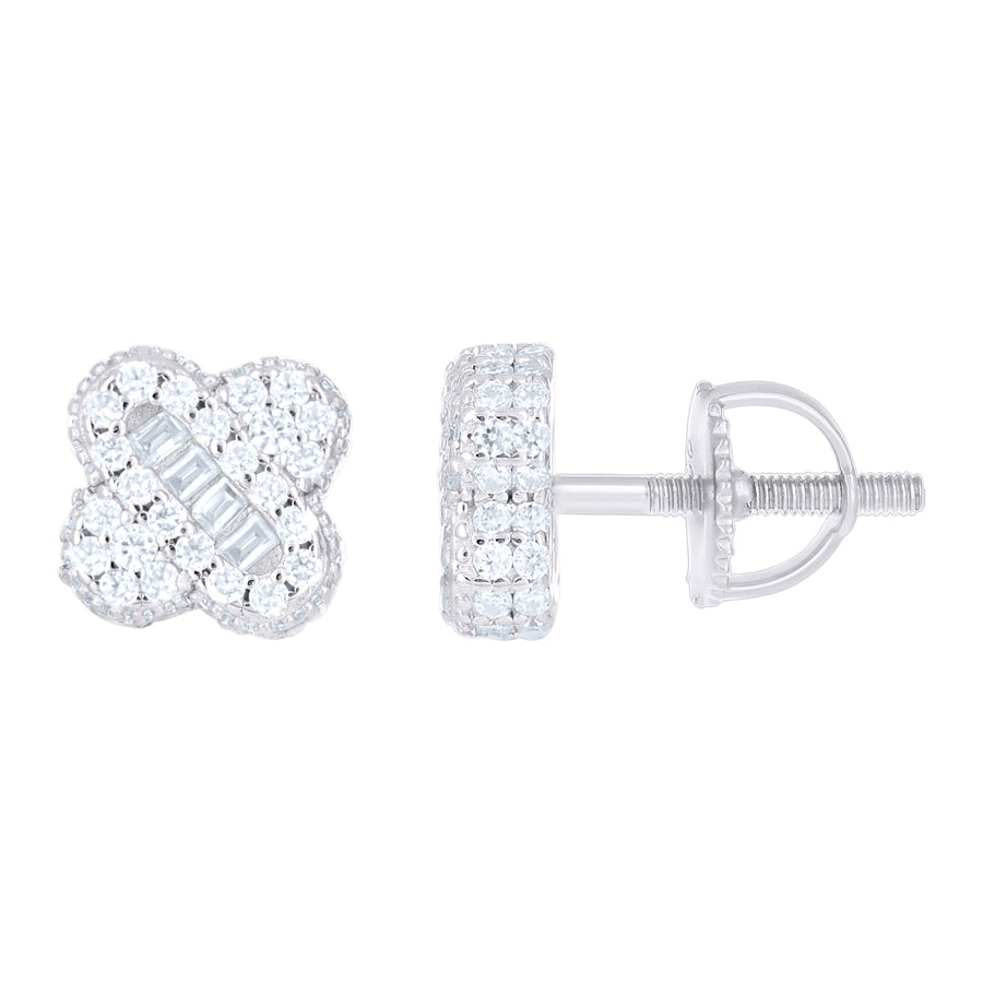 925 Sterling Silver Moissanite Earring
