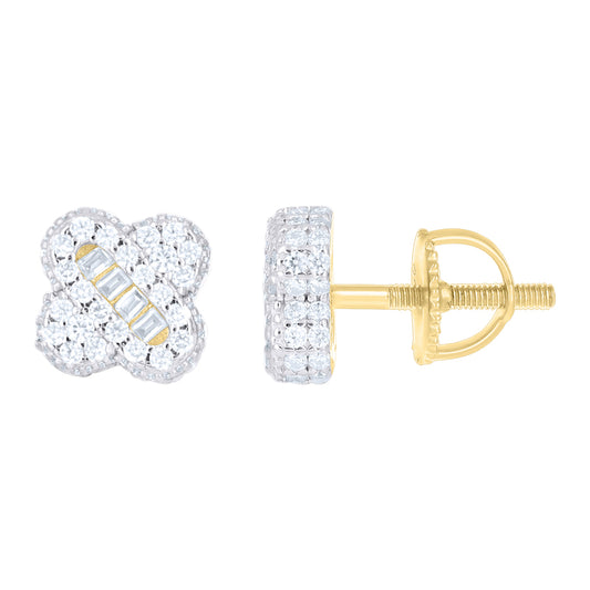 925 Sterling Silver Moissanite Earring