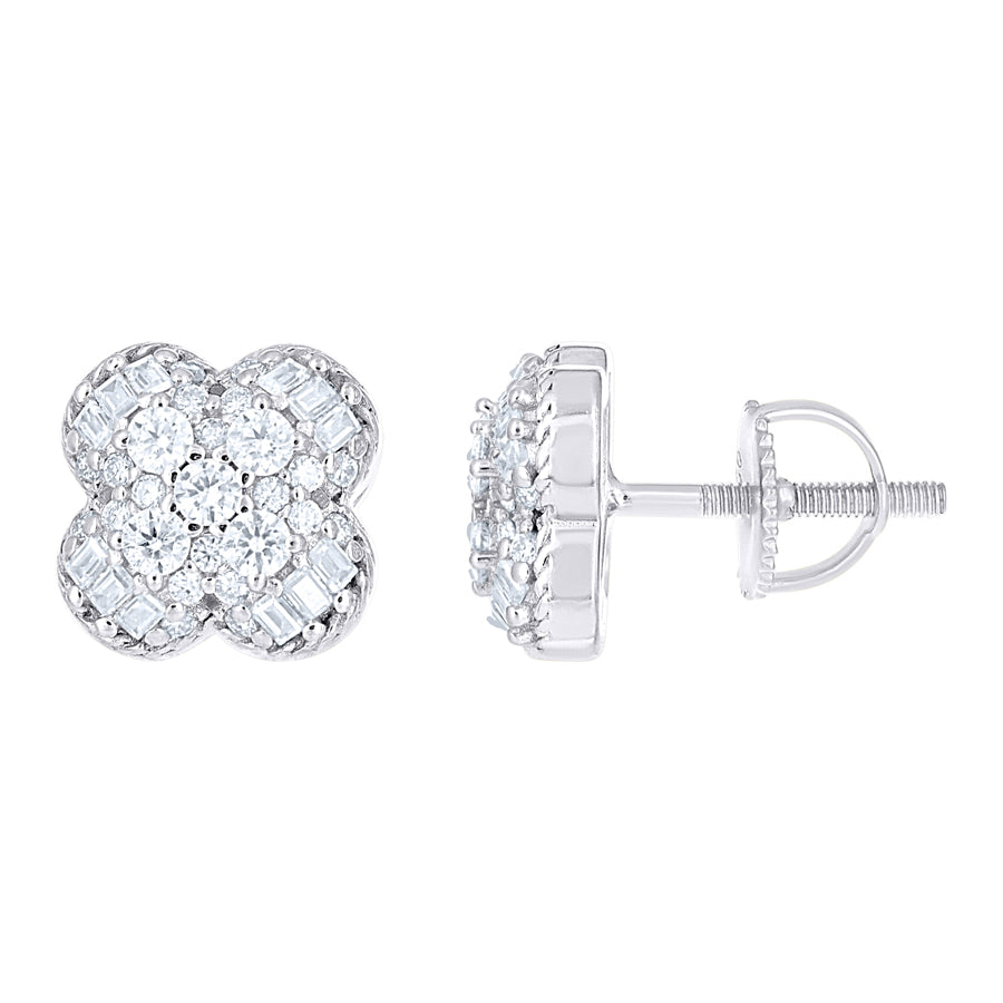 925 Sterling Silver Moissanite Earring