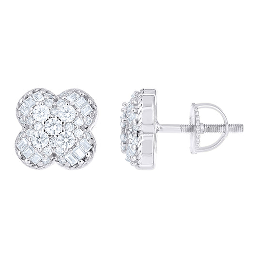 925 Sterling Silver Moissanite Earring