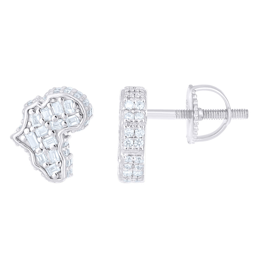 925 Sterling Silver Moissanite Earring