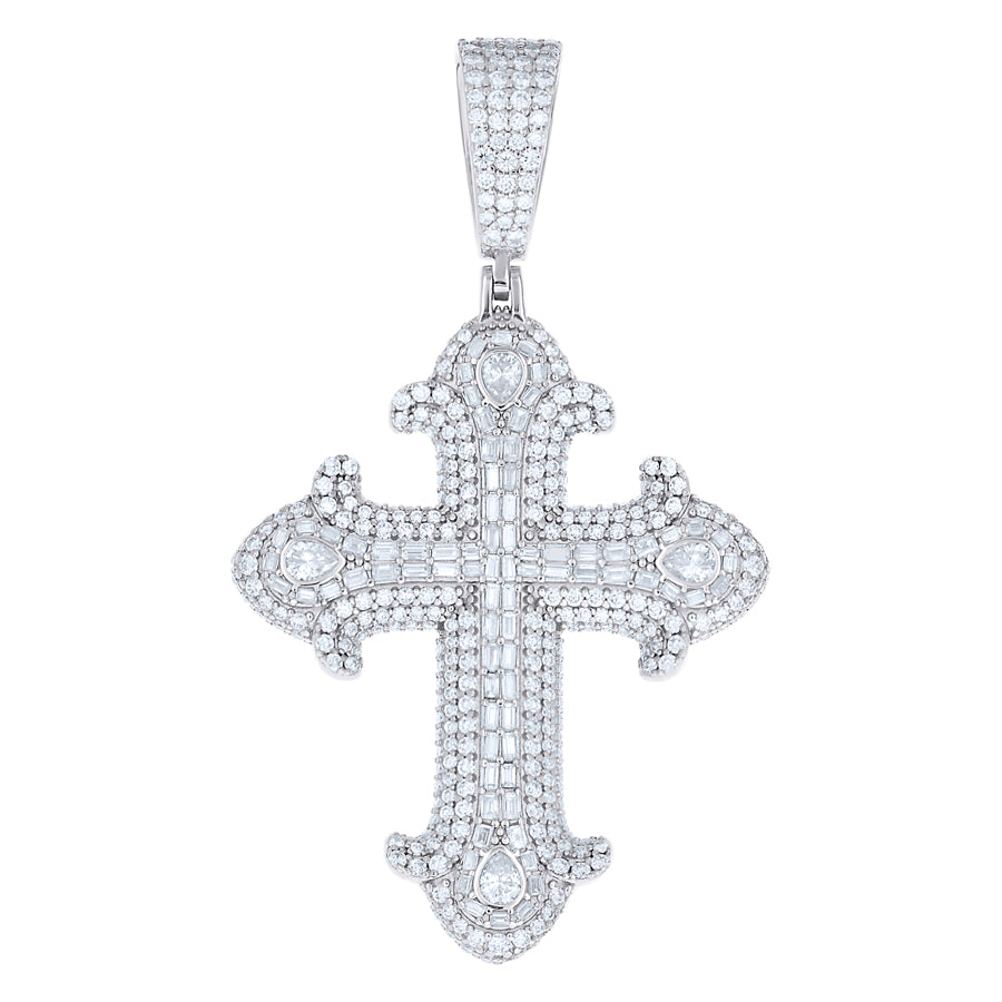 925 Sterling Silver Moissanite Pendant