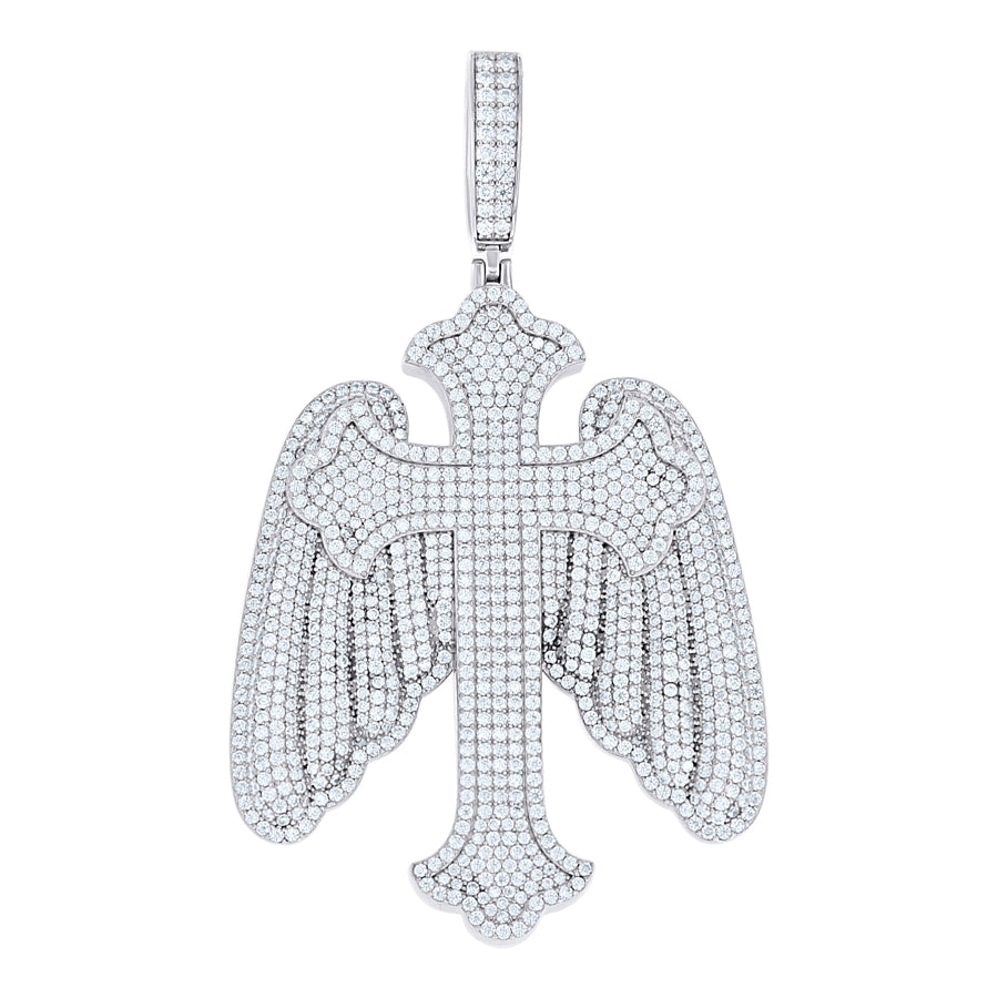 925 Sterling Silver Moissanite Pendant