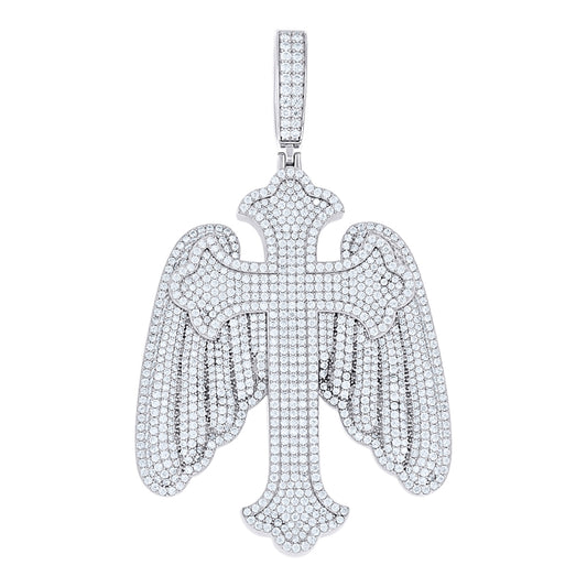 925 Sterling Silver Moissanite Pendant