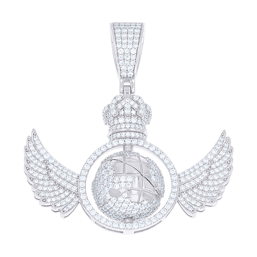 925 Sterling Silver Moissanite Pendant