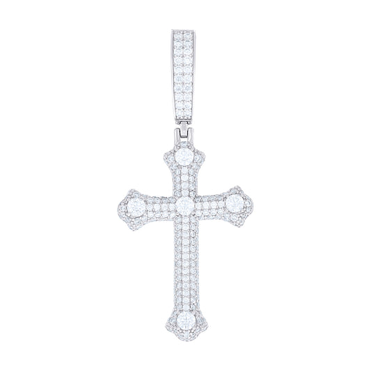 925 Sterling Silver Moissanite Pendant
