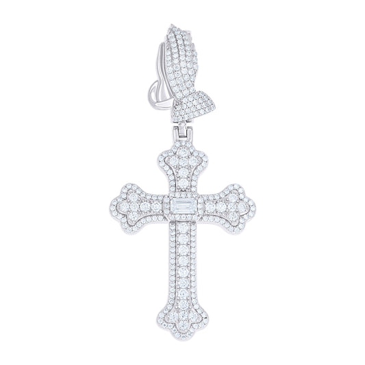 925 Sterling Silver Moissanite Pendant