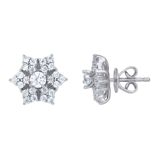 925 Sterling Silver Moissanite Earrings