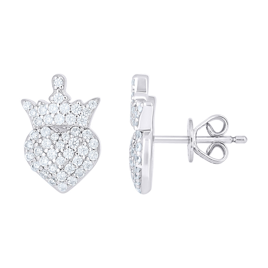 925 Sterling Silver Cz Earrings