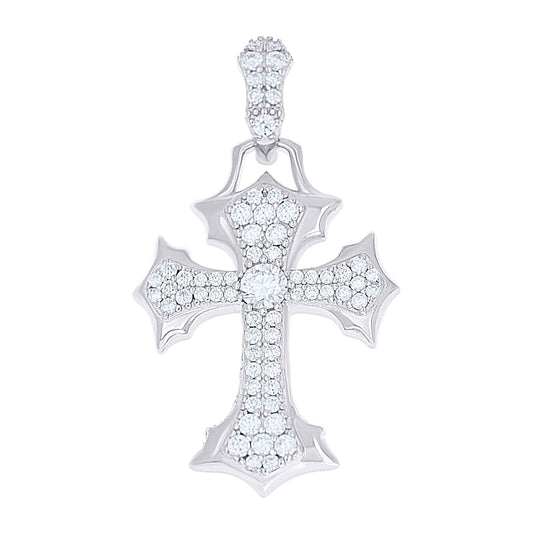925 Sterling Silver Moissanite Pendant