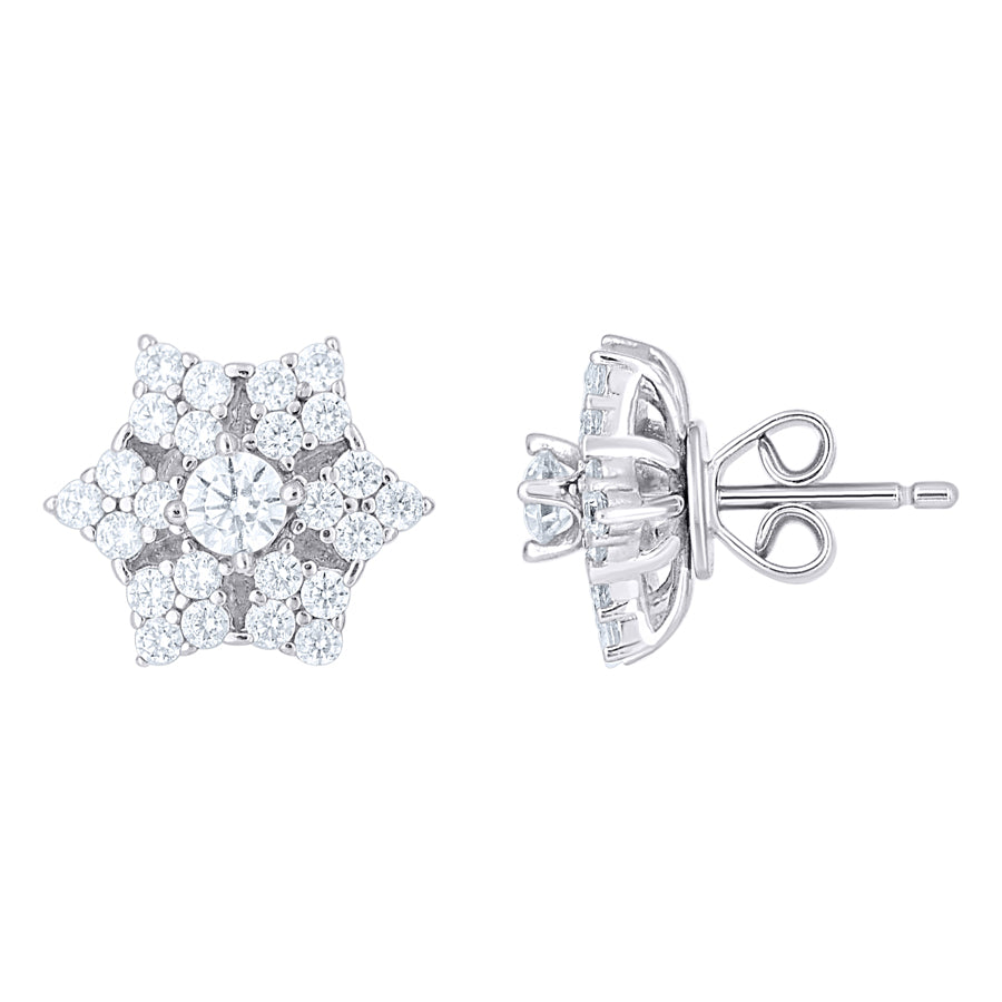 925 Sterling Silver Cz Earrings
