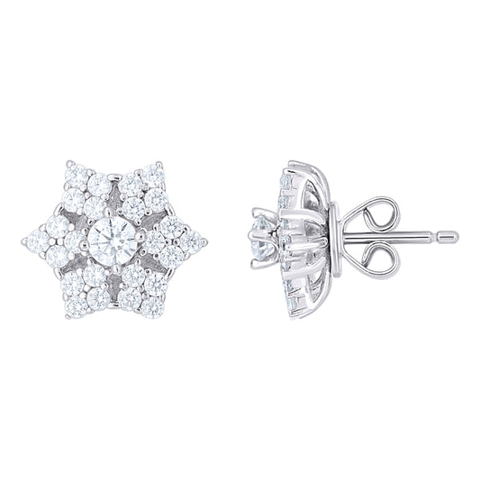 925 Sterling Silver Cz Earrings