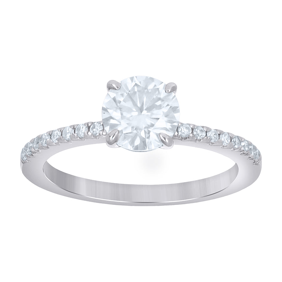 925 Sterling Silver Cz Ring S5-S9