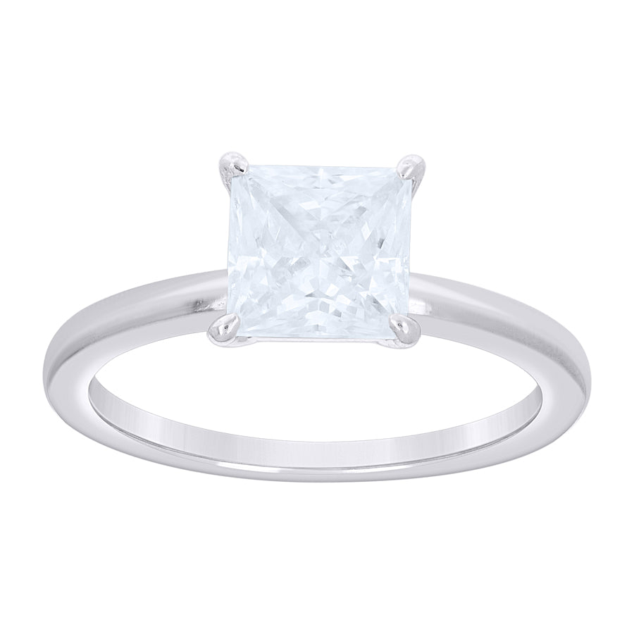 925 Sterling Silver Cz Ring S5-S9