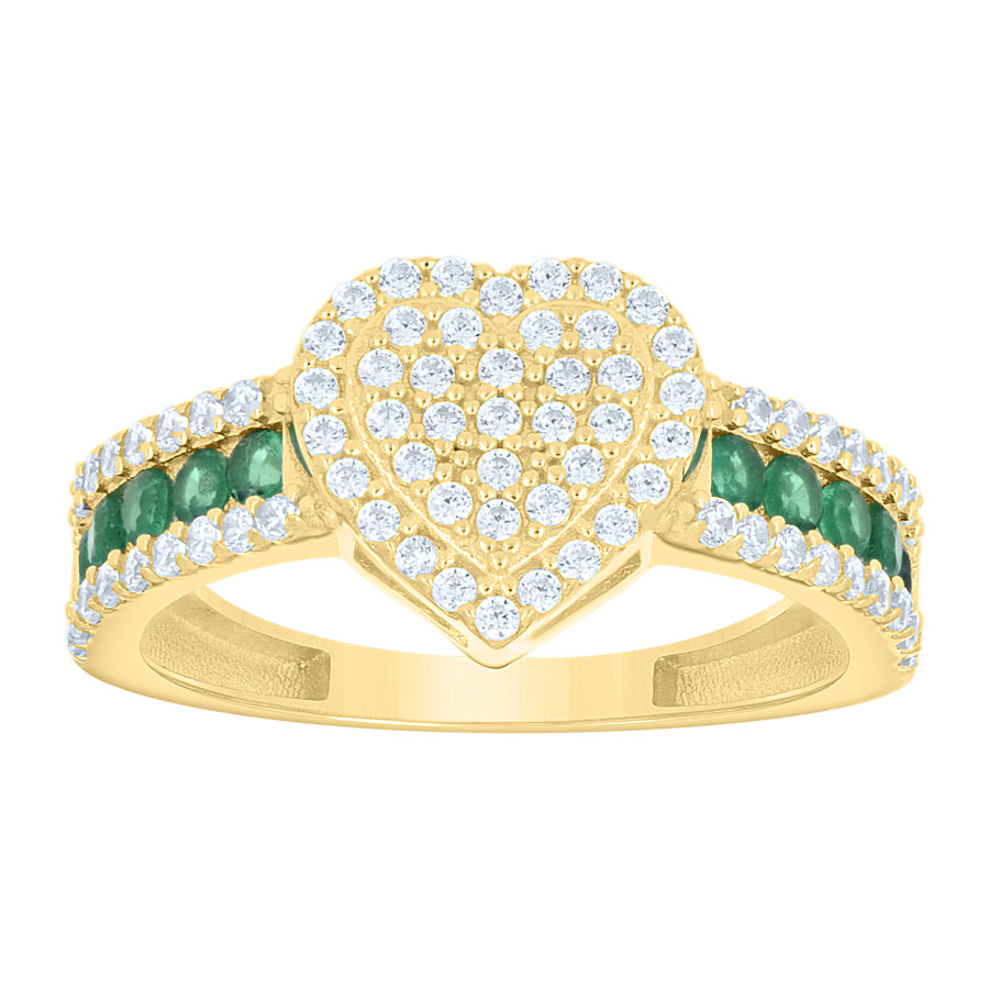 14Kt Gold Cz Ring