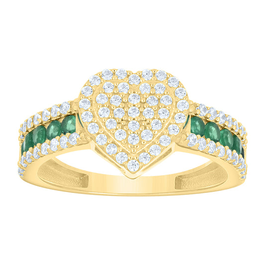14Kt Gold Cz Ring