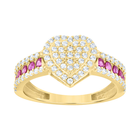 14Kt Gold Cz Ring