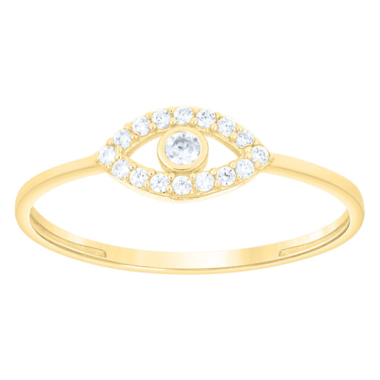 14Kt Gold Cz Ring