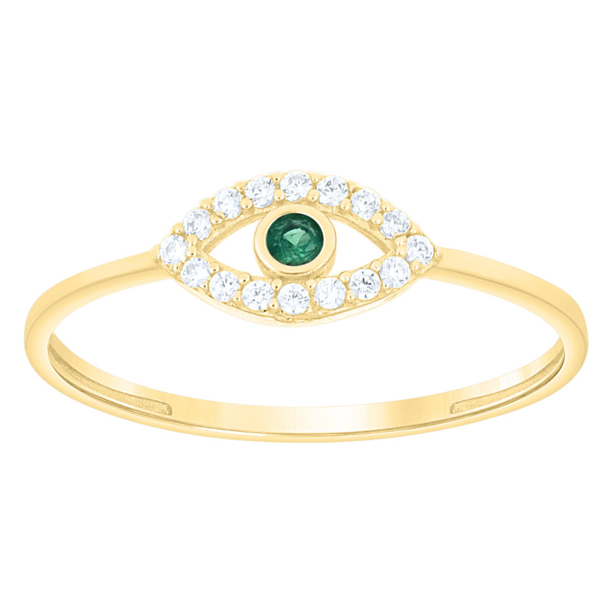 14Kt Gold Cz Ring