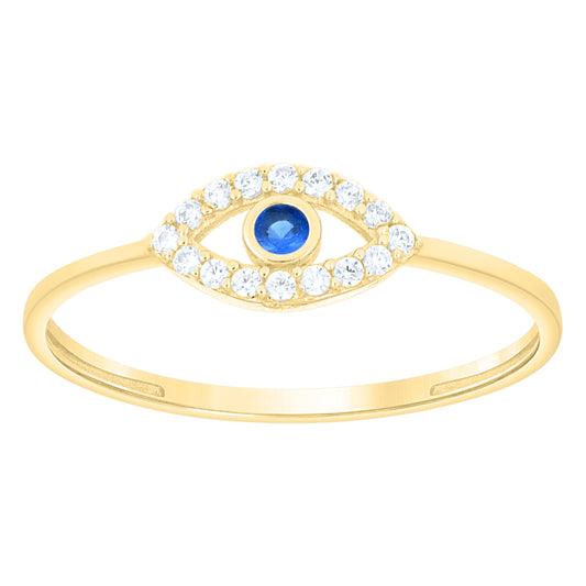 14Kt Gold Cz Ring