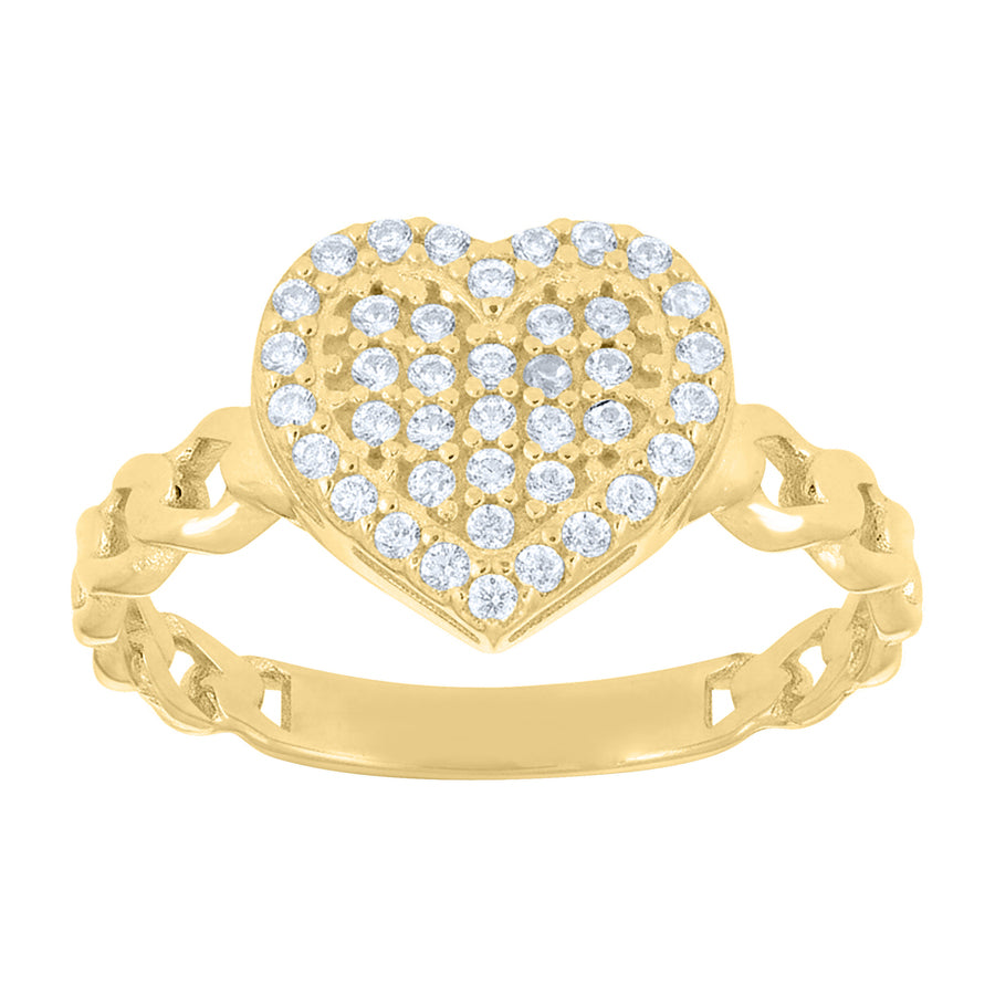 14Kt Gold Cz Ring