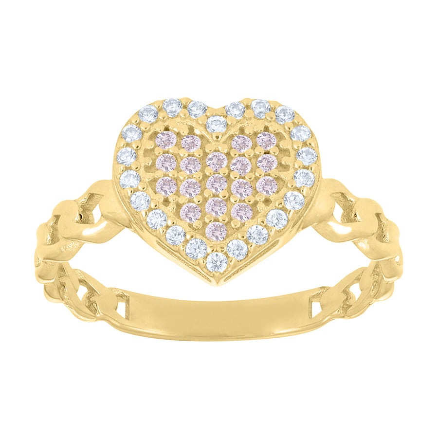 14Kt Gold Cz Ring