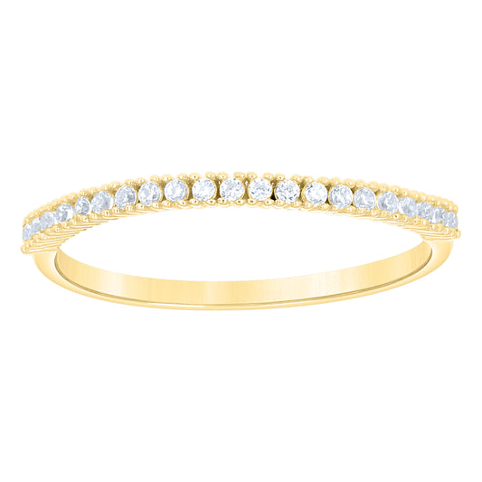 14Kt Gold Cz Ring
