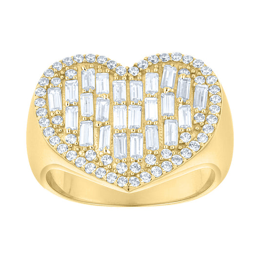14Kt Gold Cz Ring