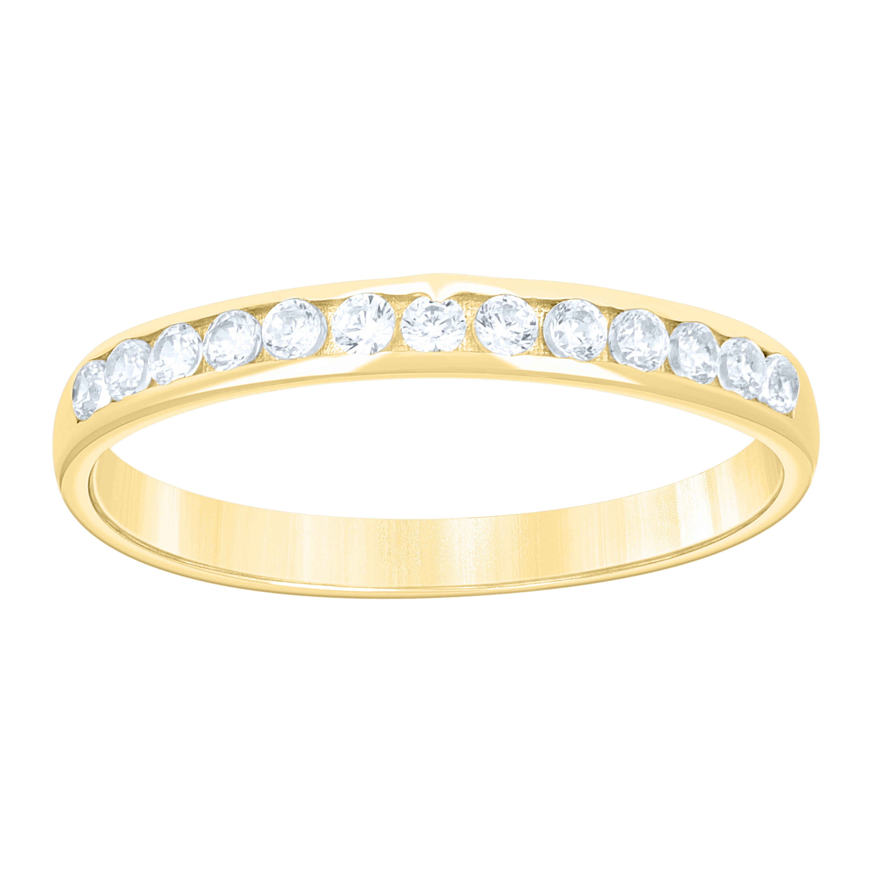 14Kt Gold Cz Ring